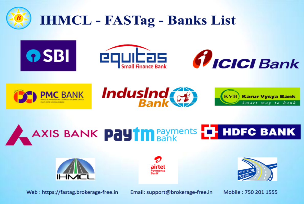 IHMCL-FASTag-Banks-List