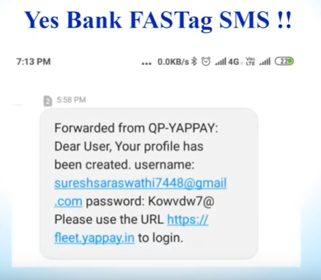 Yes-FASTag-Registration-SMS